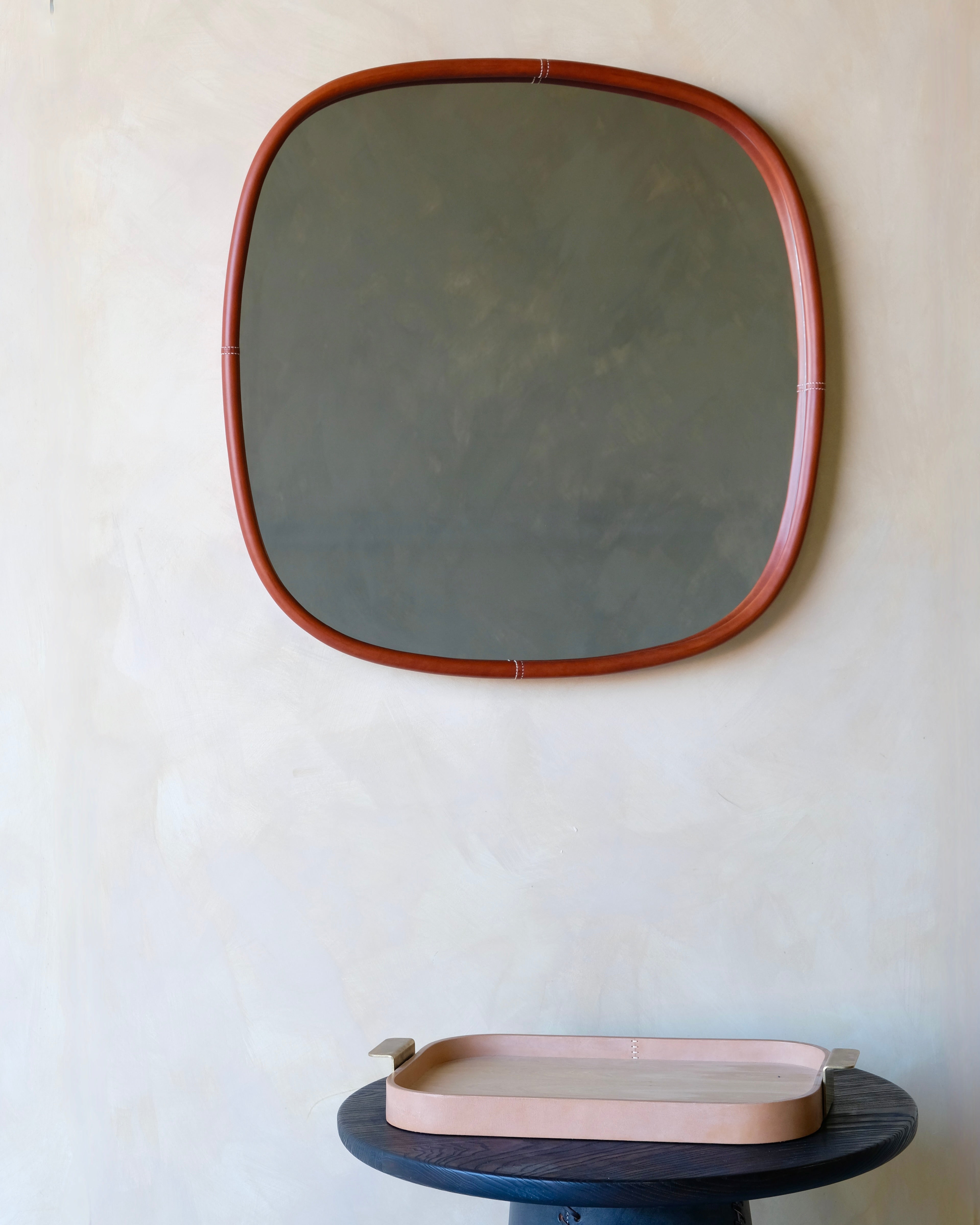 Large Square Bolster Mirror