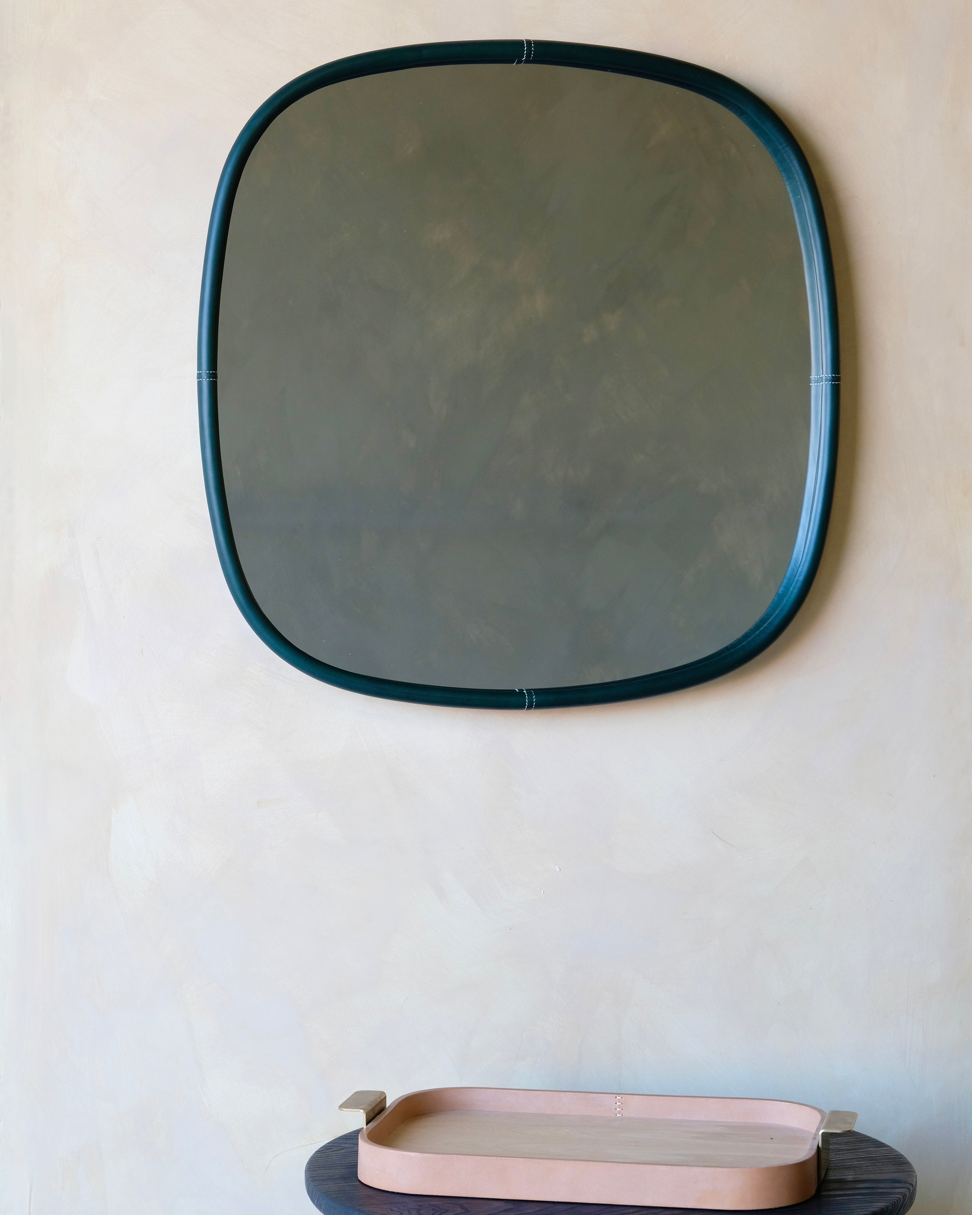 Large Square Bolster Mirror