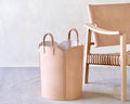 Quarto Leather Utility Basket