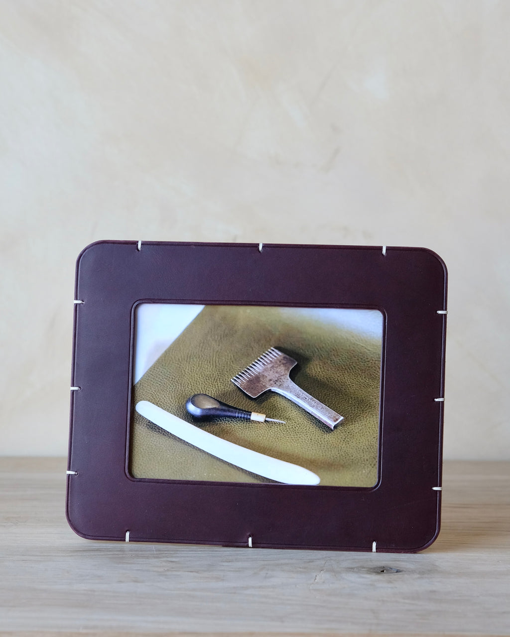 Billet Leather Photo Frame