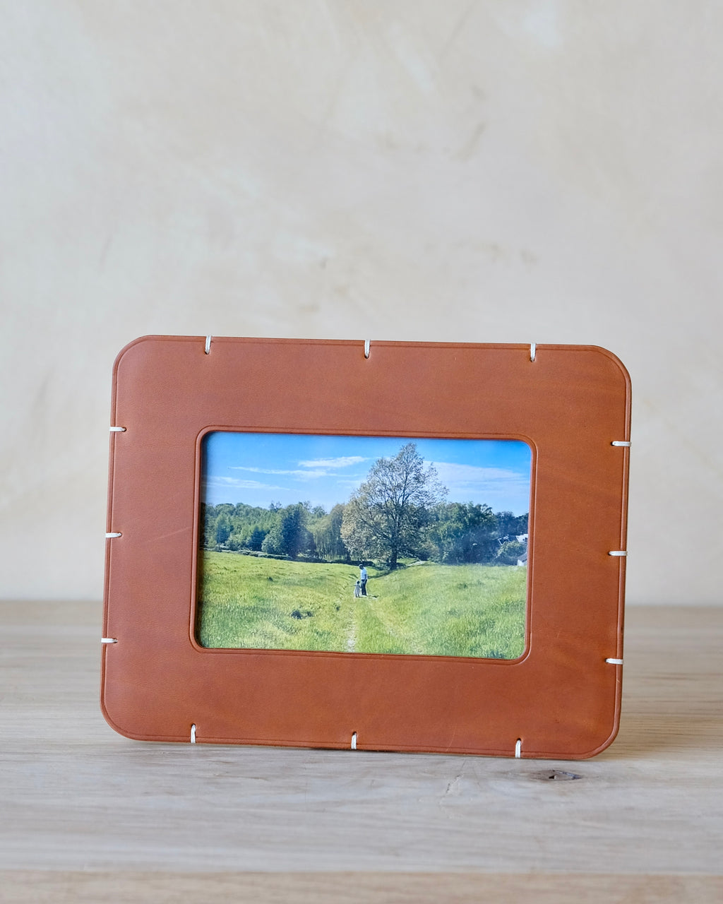 Billet Leather Photo Frame