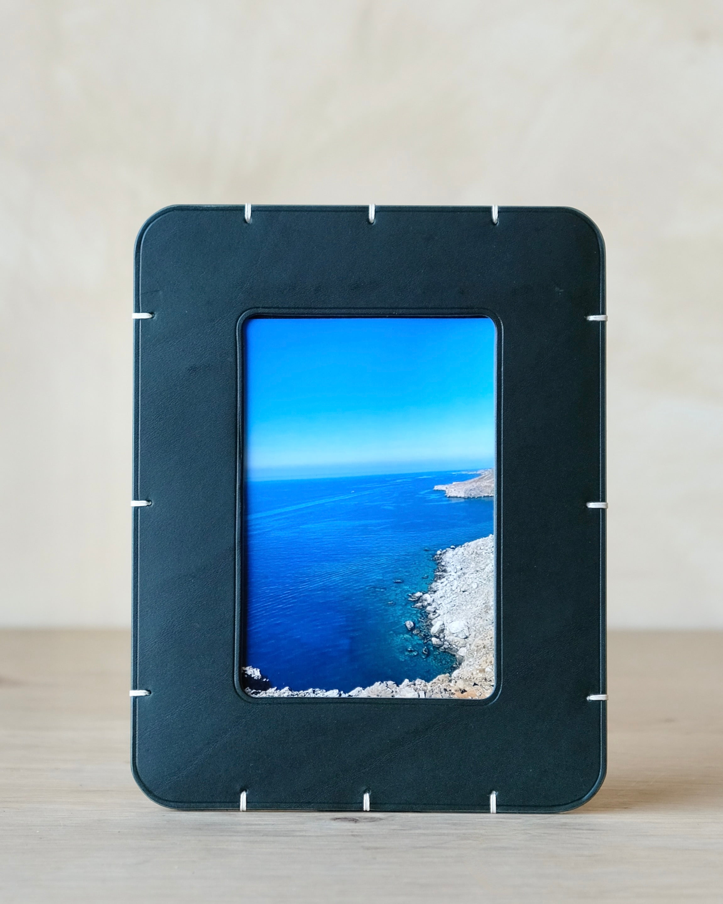 Billet Leather Photo Frame