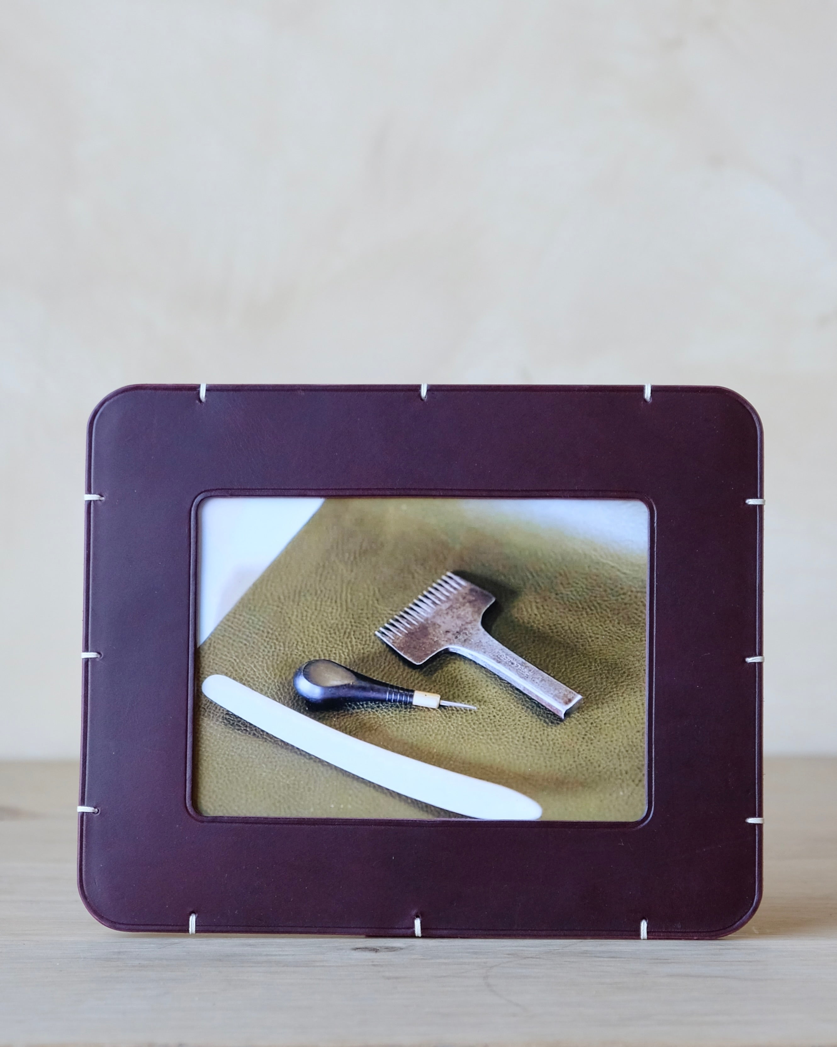 Billet Leather Photo Frame