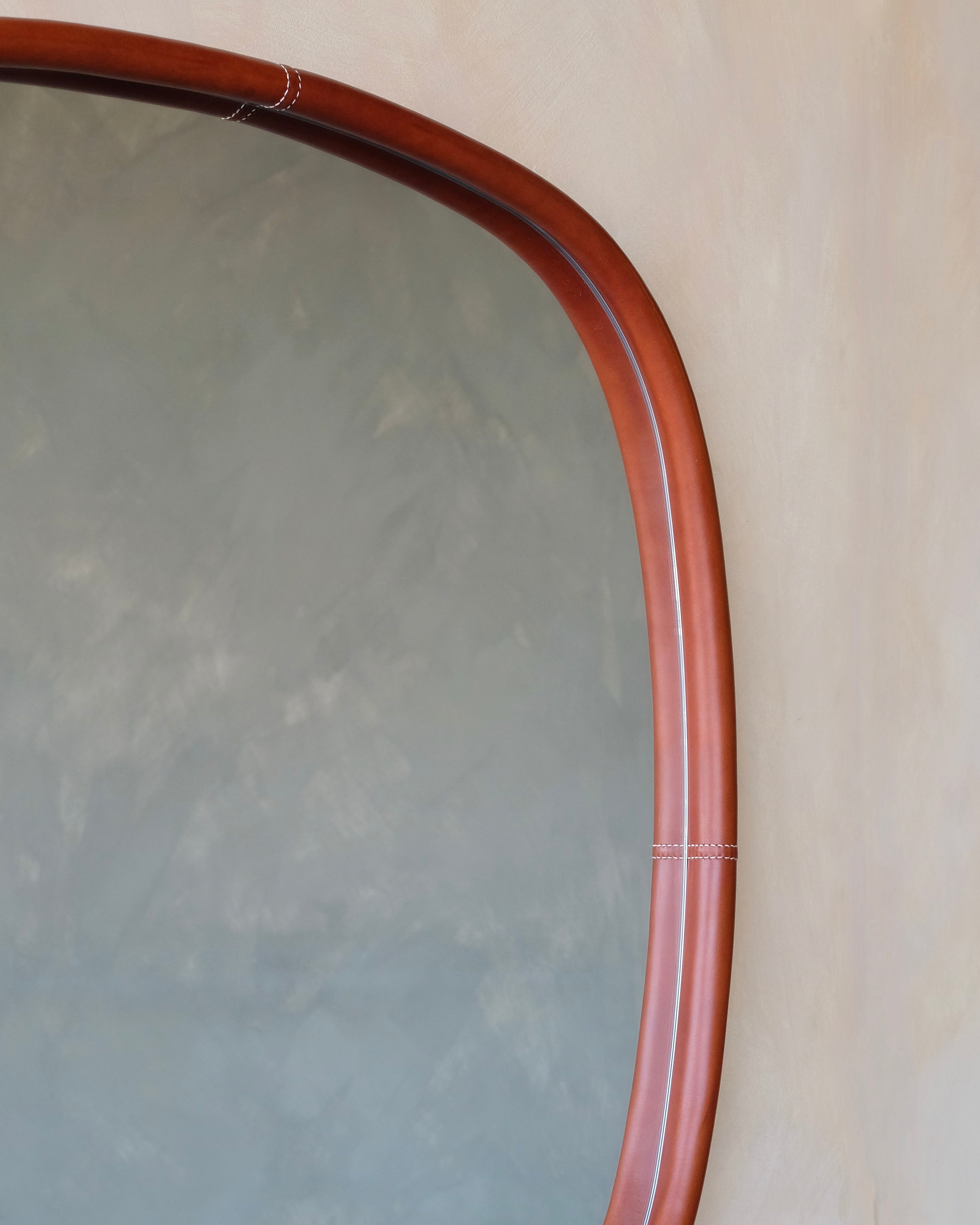 Large Square Bolster Mirror